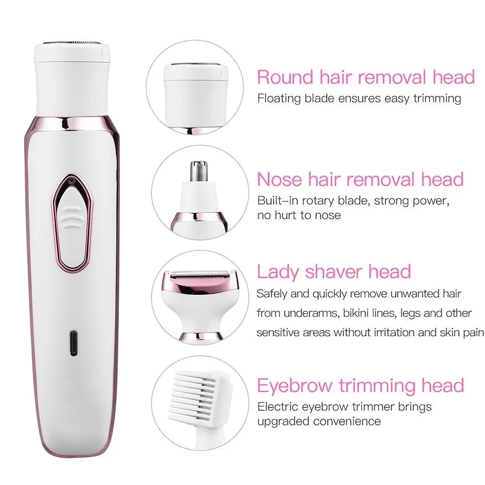 Marbendi 4-in-1 Electric Hair Removal Device for Smooth Skin