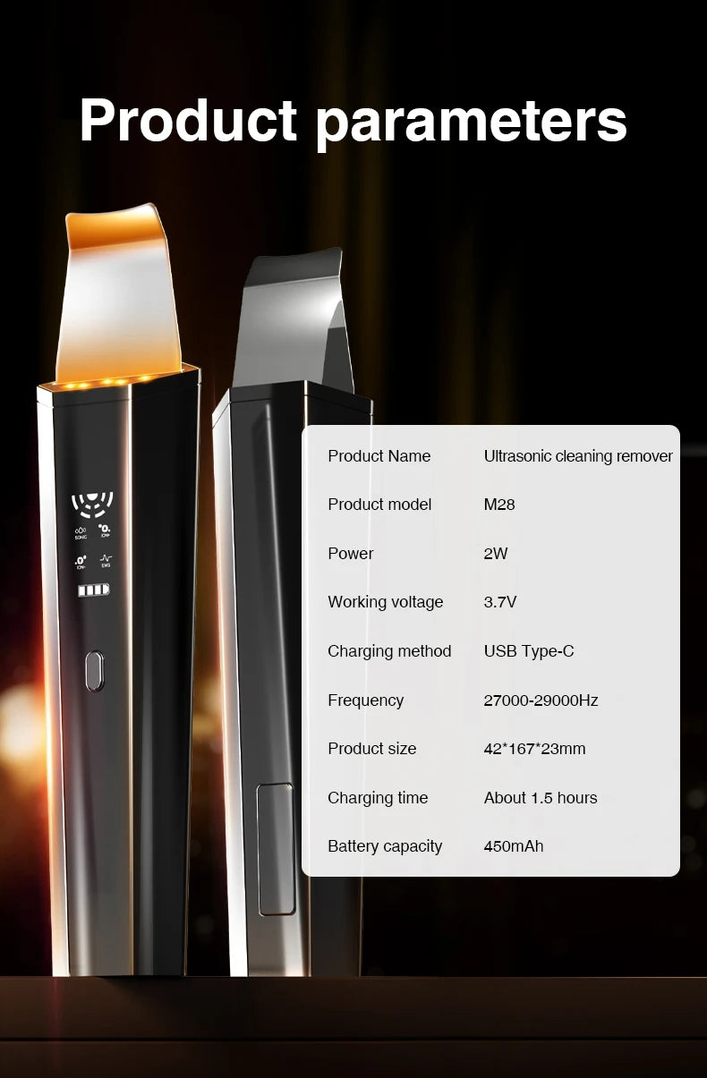 Marbendi 2-in-1 Face Massager and Ultrasonic Scrubber