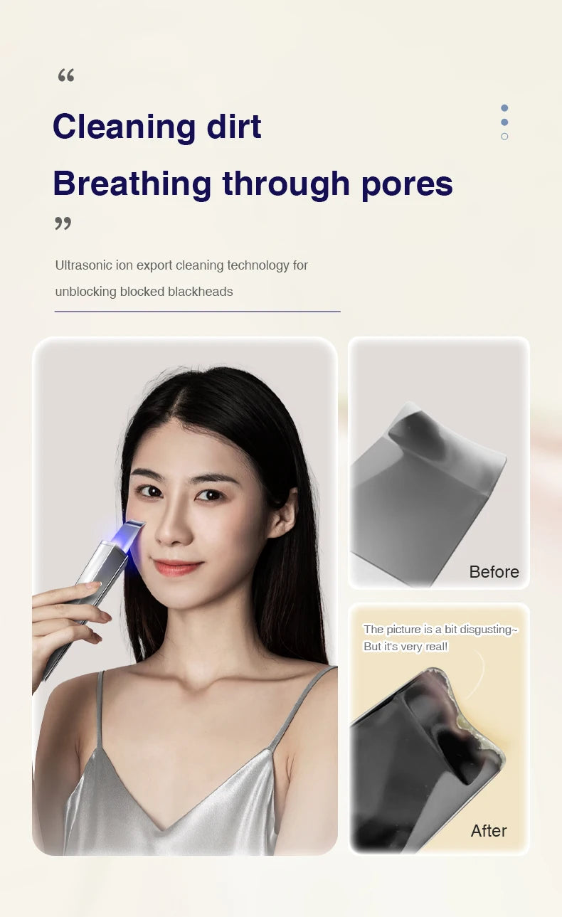 Marbendi 2-in-1 Face Massager and Ultrasonic Scrubber
