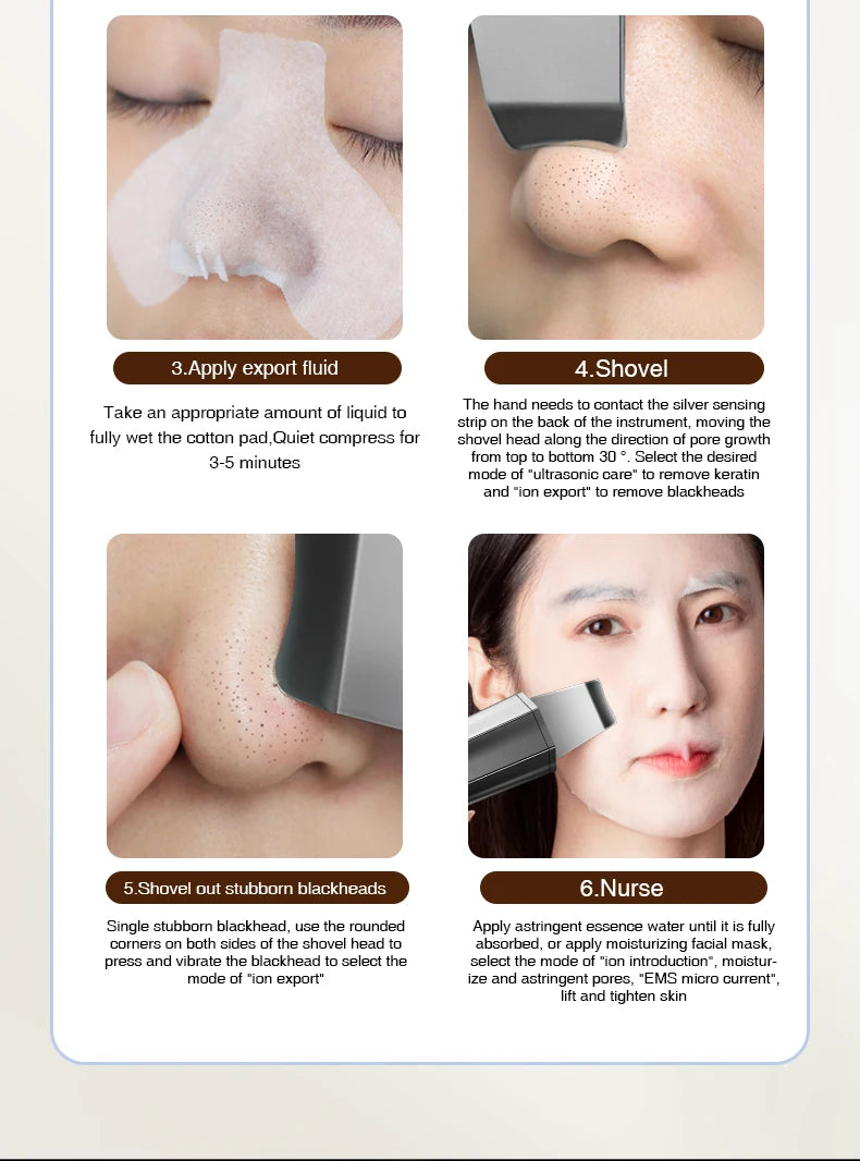 Marbendi 2-in-1 Face Massager and Ultrasonic Scrubber