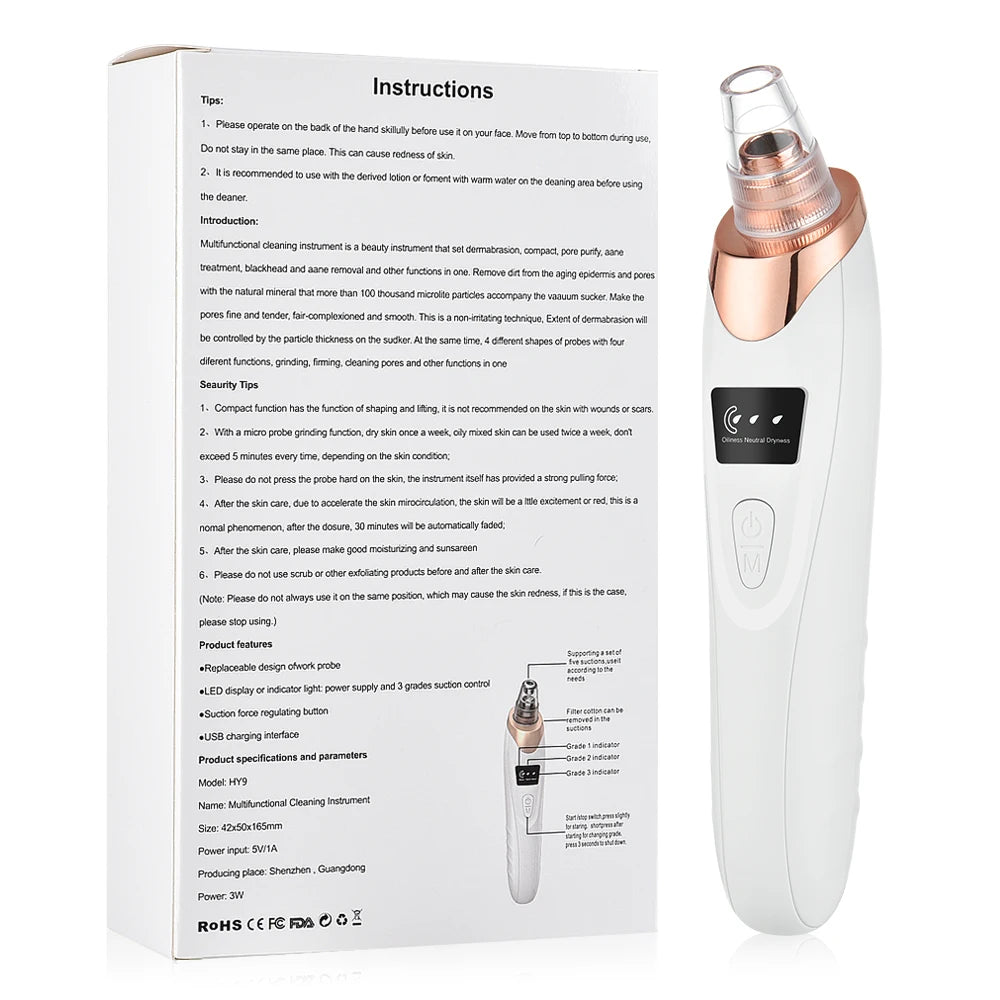 Marbendi Electric Blackhead Remover for Clear Skin Care