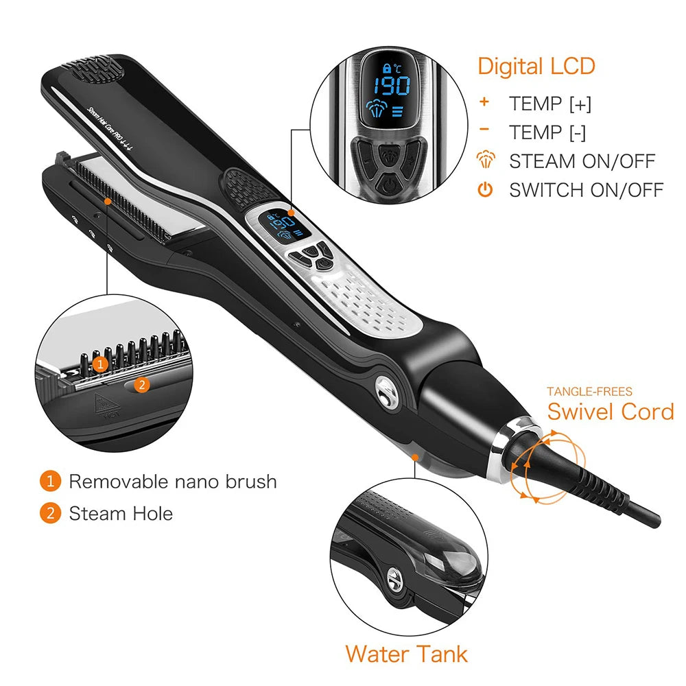 Marbendi Dual Voltage Titanium Hair Straightener Tool