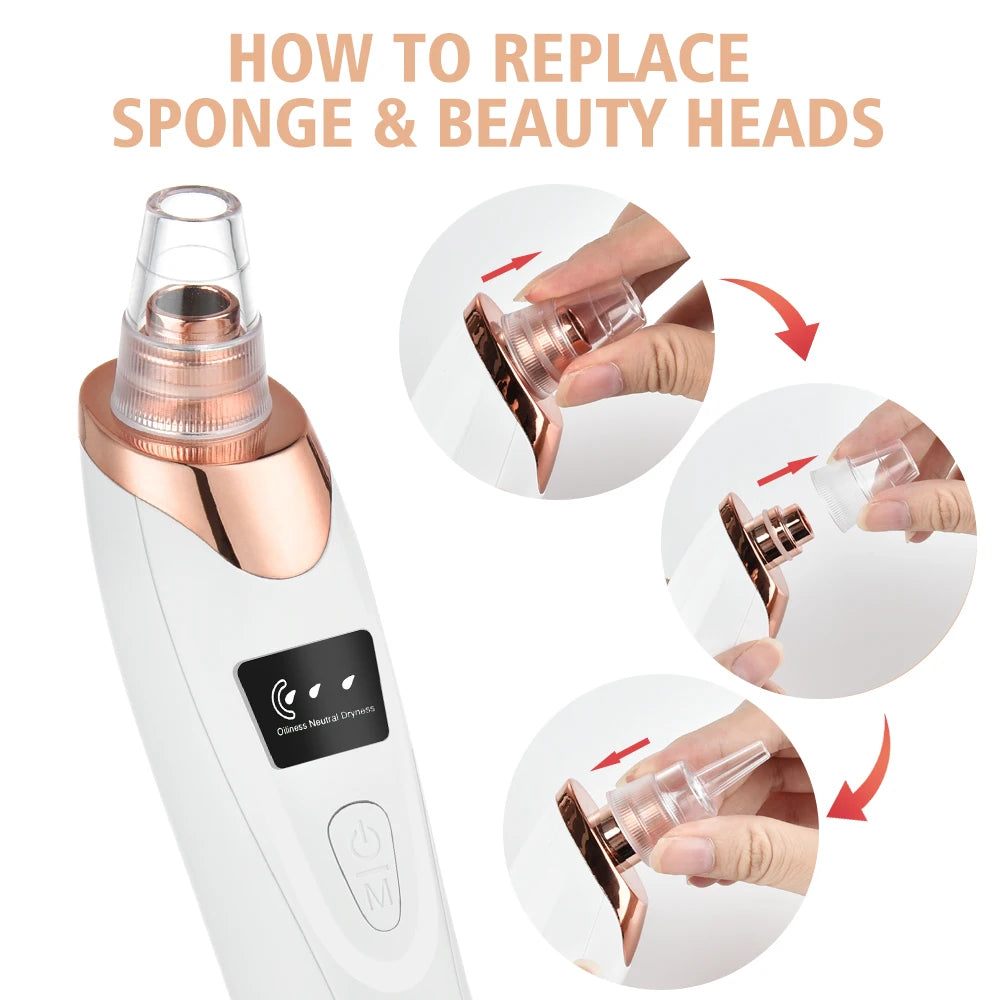 Marbendi Electric Blackhead Remover for Clear Skin Care