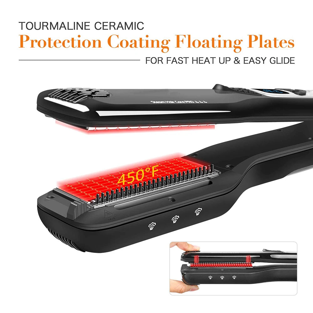 Marbendi Dual Voltage Titanium Hair Straightener Tool