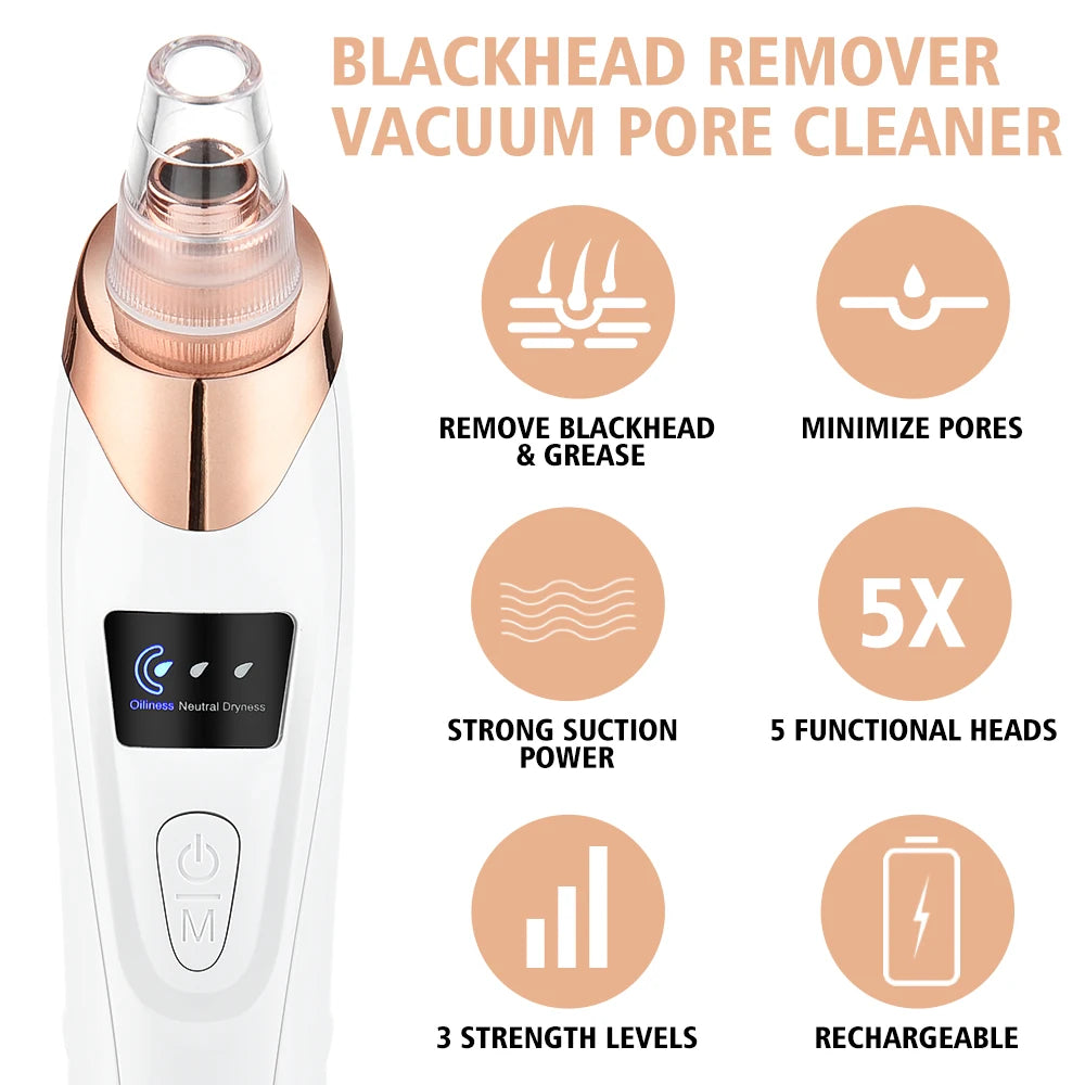 Marbendi Electric Blackhead Remover for Clear Skin Care