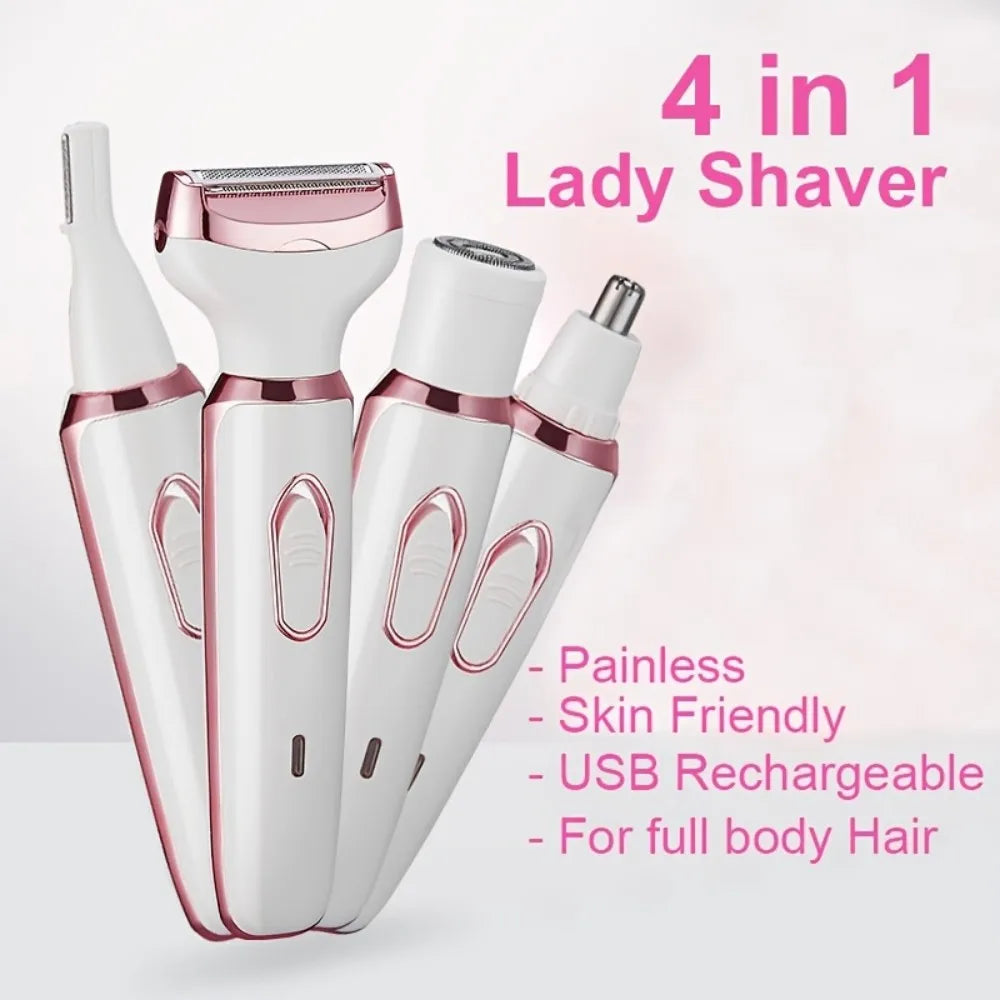 Marbendi 4-in-1 Electric Hair Removal Device for Smooth Skin