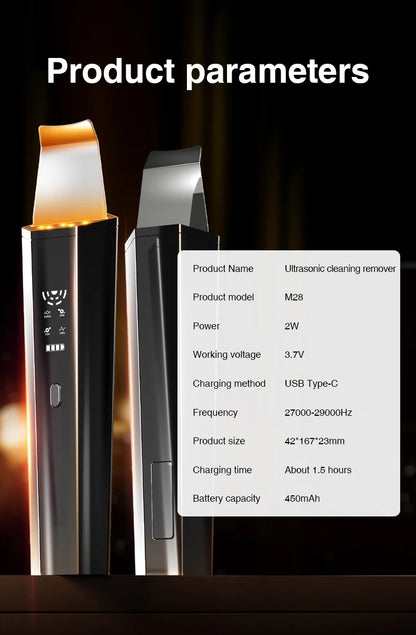 Marbendi 2-in-1 Face Massager and Ultrasonic Scrubber
