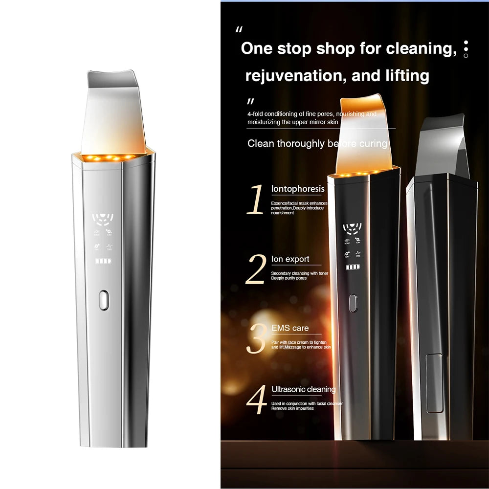Marbendi 2-in-1 Face Massager and Ultrasonic Scrubber