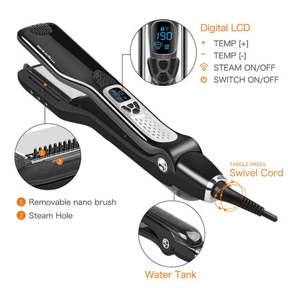 Marbendi Dual Voltage Titanium Hair Straightener Tool