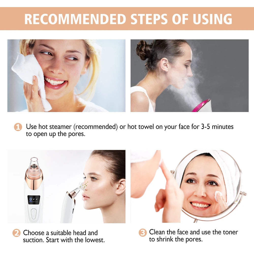 Marbendi Electric Blackhead Remover for Clear Skin Care