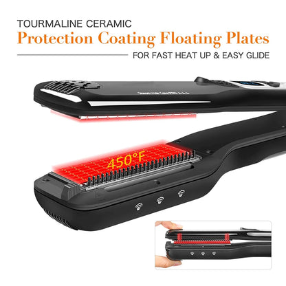Marbendi Dual Voltage Titanium Hair Straightener Tool