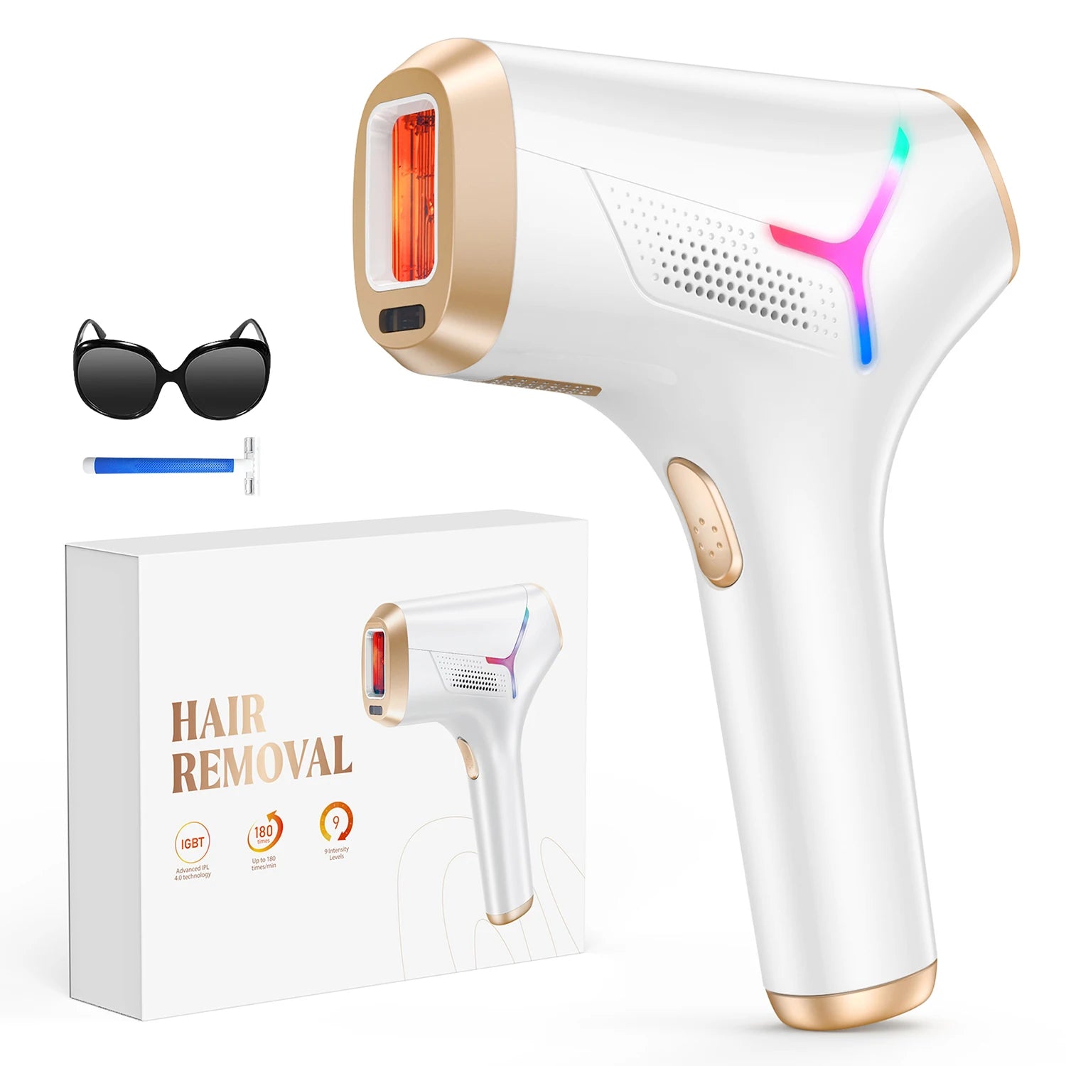 Marbendi IPL Hair Removal Device for Smooth Skin Care