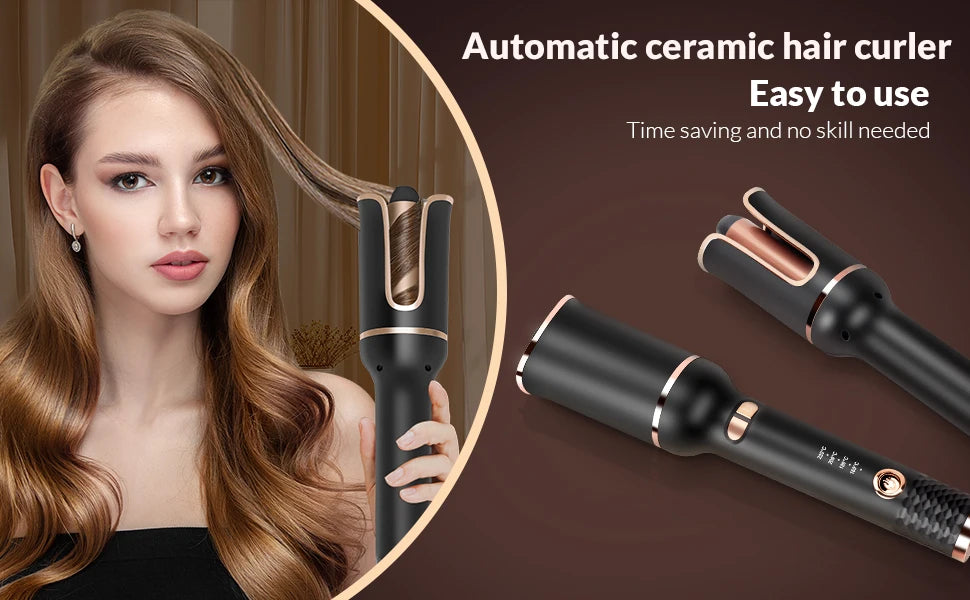 Marbendi Automatic Hair Curler for Effortless Waves