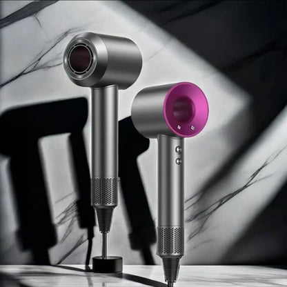 Marbendi Pink and Grey Supersonic Hair Dryer with Attachments