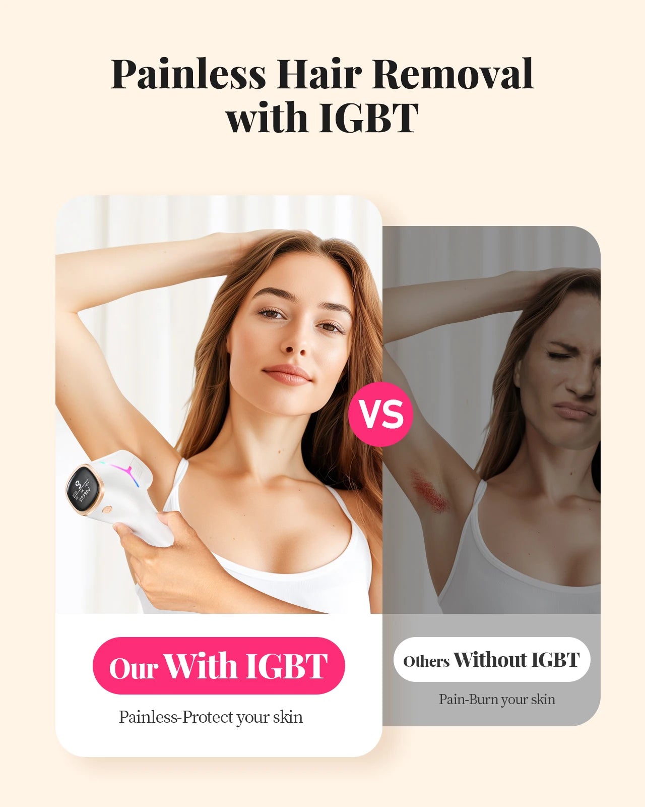 Marbendi IPL Hair Removal Device for Smooth Skin Care