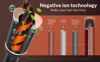 Marbendi Automatic Hair Curler for Effortless Waves
