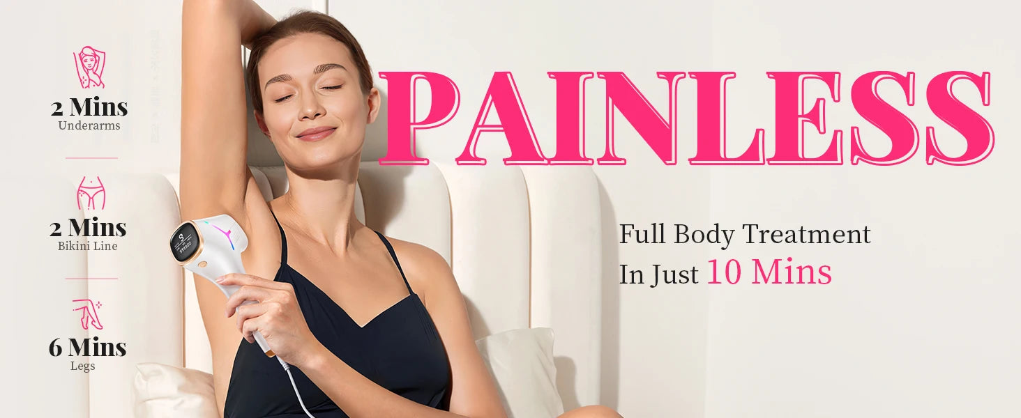 Marbendi IPL Hair Removal Device for Smooth Skin Care